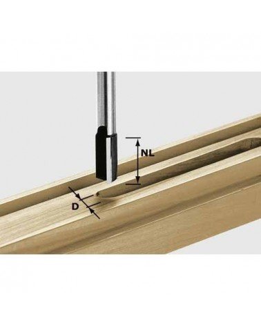 Festool Фреза пазовая HW, с хвостовиком 8 мм HW S8 D20/30