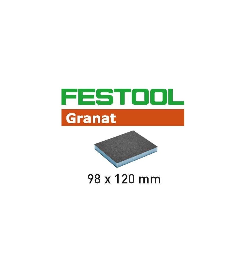 Губка шлифовальная Festool 98x120x13 800 GR/6 