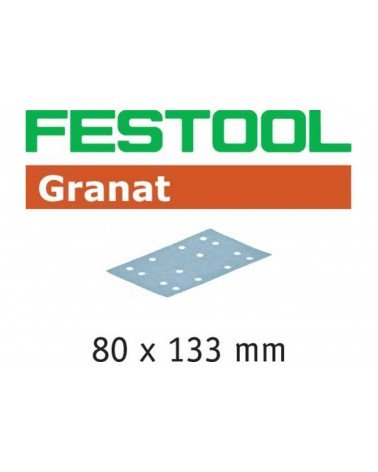 FESTOOL Номер для заказа 499628 Шлифовальные листы Granat STF 80X133 P100 GR/100