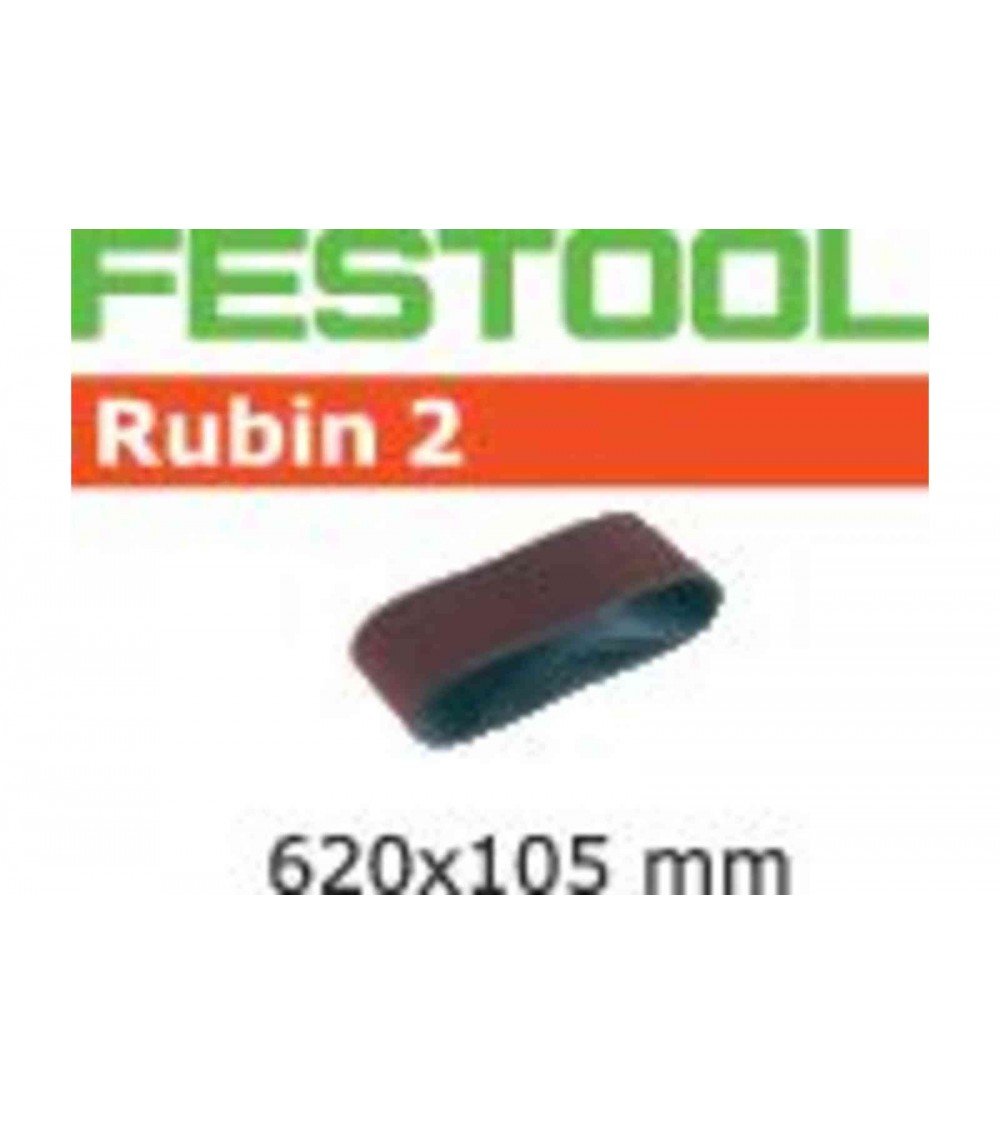 FESTOOL Шлифовальная лента Rubin 2 L620X105-P80 RU2/10