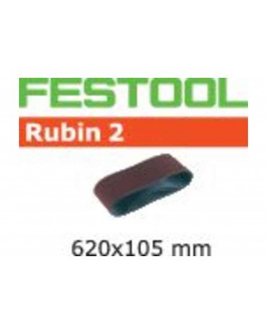 FESTOOL Шлифовальная лента Rubin 2 L620X105-P80 RU2/10
