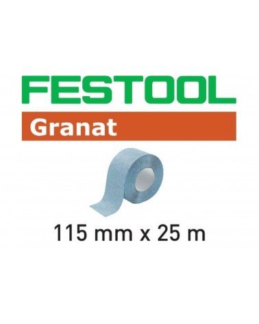 FESTOOL Шлифовальный материал StickFix в рулоне 115x25m P100 GR Granat