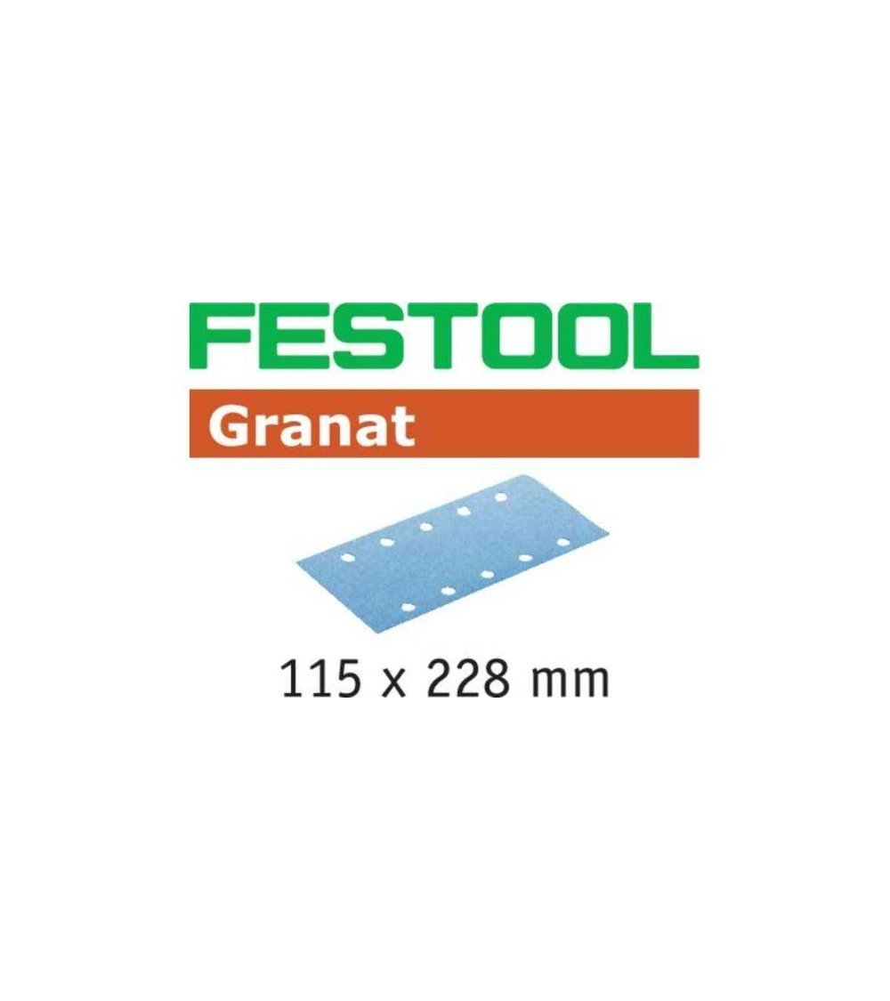 FESTOOL Шлифовальные листы STF 115X228 P60 GR/50 Granat