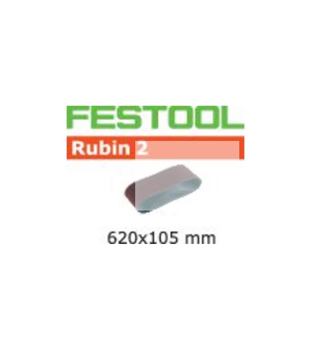FESTOOL Шлифовальная лента L620X105-P60 RU2/10 Rubin 2