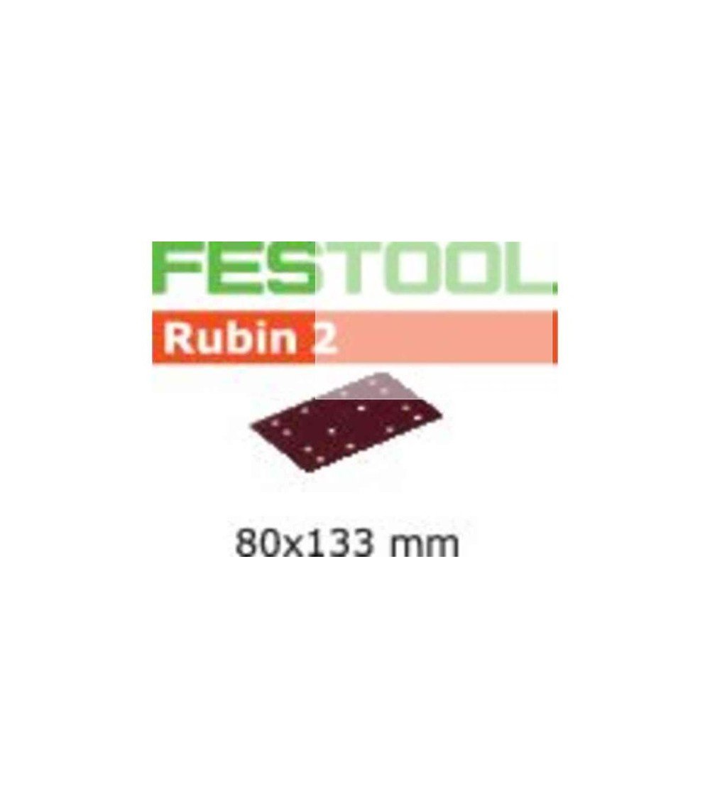FESTOOL Шлифовальные листы STF 80X133 P60 RU2/50 Rubin 2