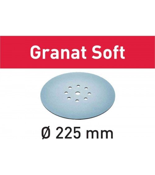 FESTOOL Шлифовальные круги STF D225 P80 GR S/25 Granat Soft