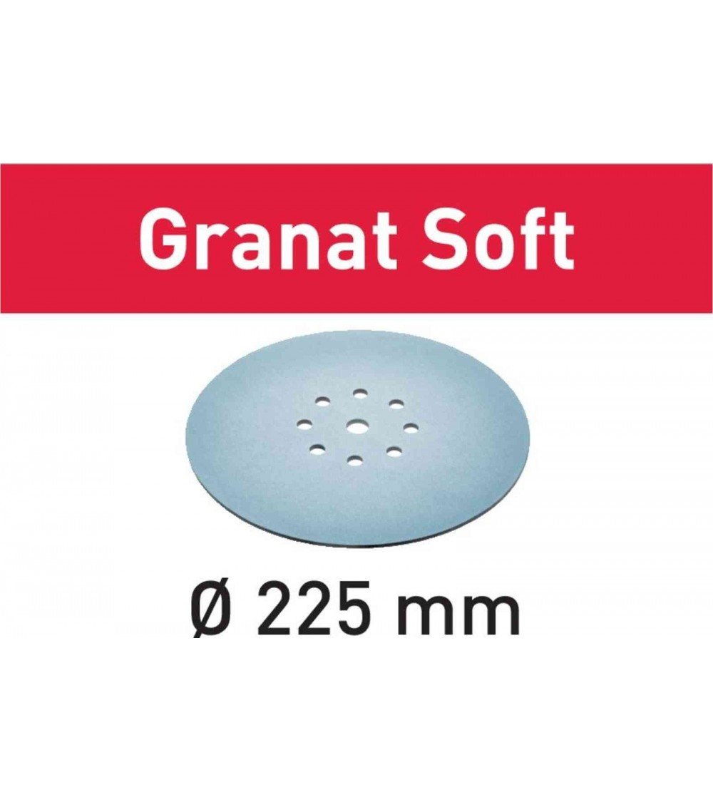FESTOOL Шлифовальные круги STF D225 P80 GR S/25 Granat Soft