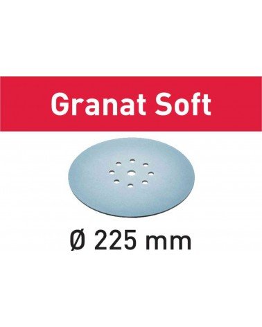 FESTOOL Шлифовальные круги STF D225 P80 GR S/25 Granat Soft