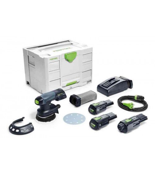 FESTOOL Аккумуляторная эксцентриковая шлифовальная машинка ETSC 125 Li 3,1 I-Set