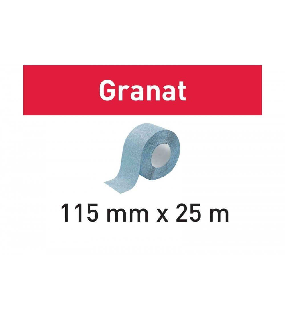 FESTOOL Шлифовальный материал StickFix в рулоне 115x25m P80 GR Granat