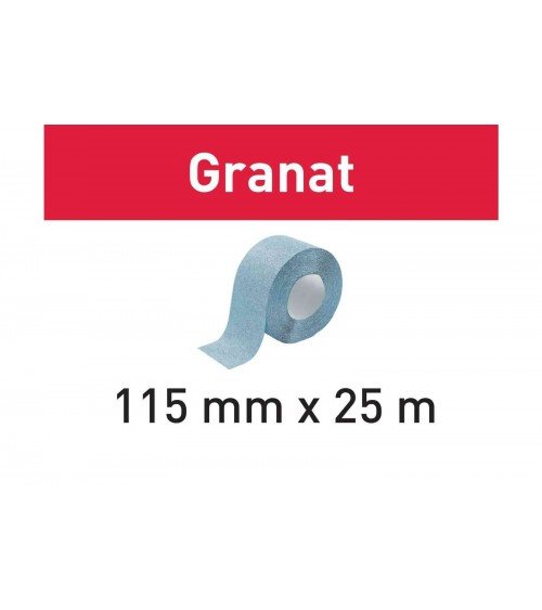 FESTOOL Шлифовальный материал StickFix в рулоне 115x25m P220 GR Granat