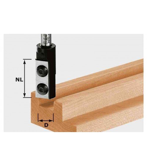 FESTOOL Сменные ножи для пазовой фрезы HW S8 D8/20 WP Z1
