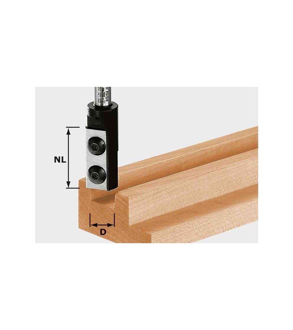 FESTOOL Сменные ножи для пазовой фрезы HW S8 D8/20 WP Z1