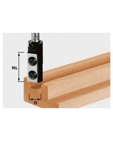 FESTOOL Сменные ножи для пазовой фрезы HW S8 D8/20 WP Z1