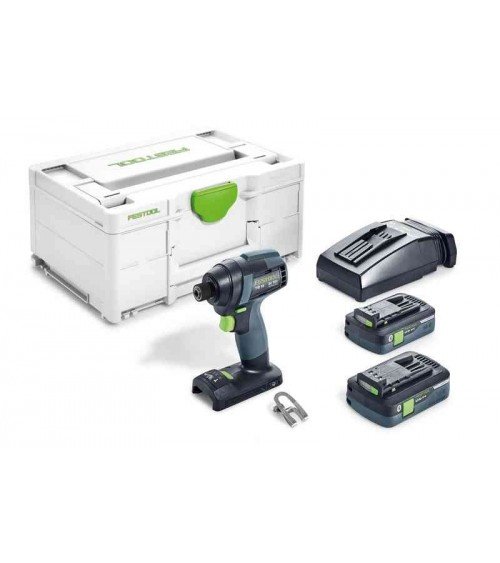 FESTOOL Аккумуляторная импульсная дрель-шуруповерт TID 18 HPC 4,0 I-Plus