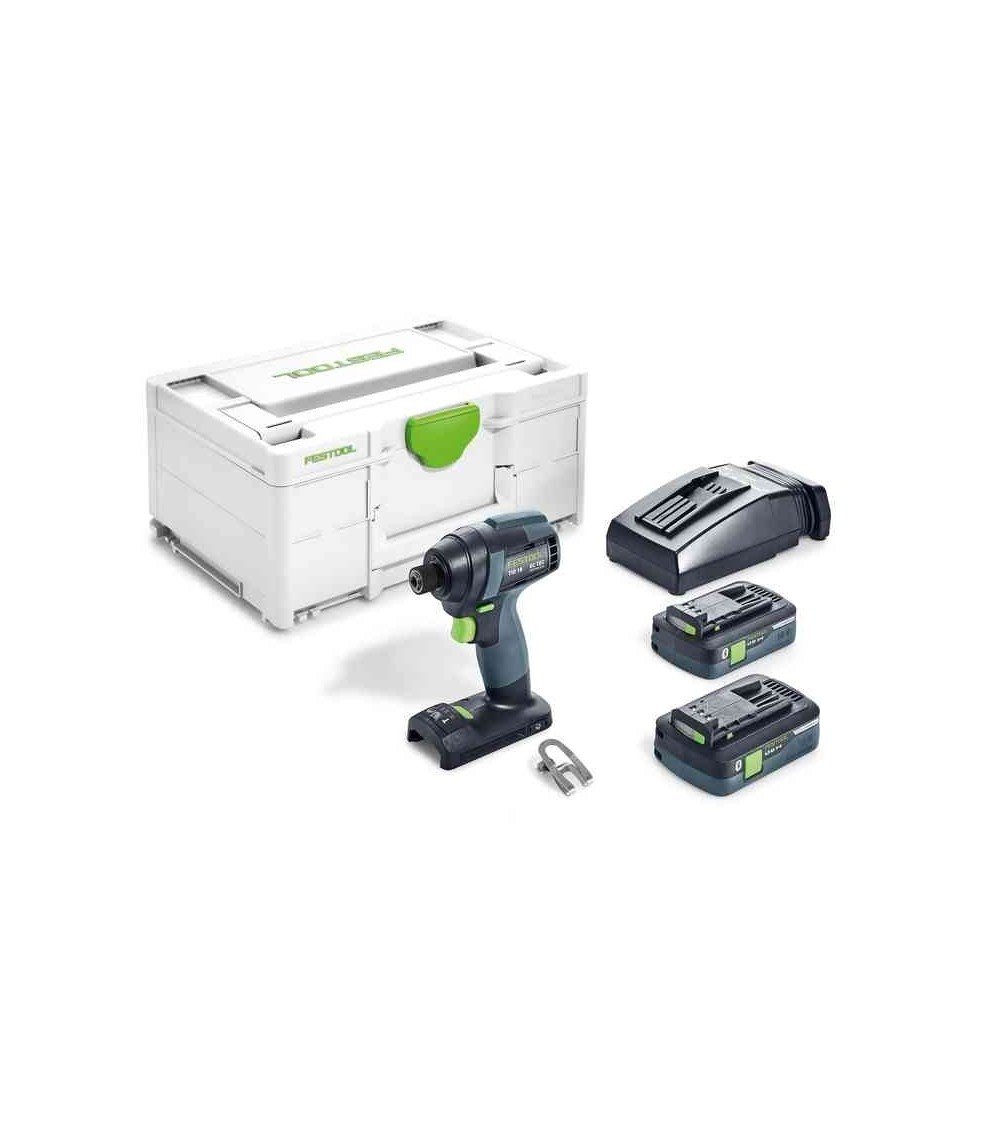 FESTOOL Аккумуляторная импульсная дрель-шуруповерт TID 18 HPC 4,0 I-Plus