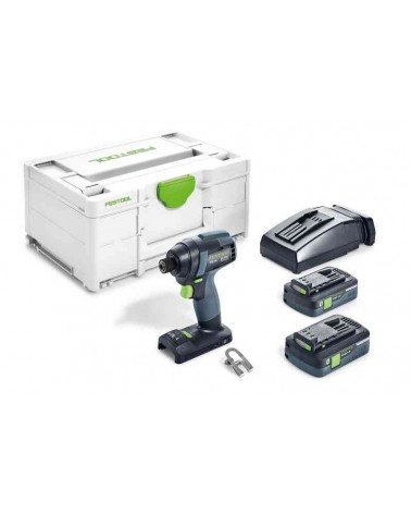 FESTOOL Аккумуляторная импульсная дрель-шуруповерт TID 18 HPC 4,0 I-Plus