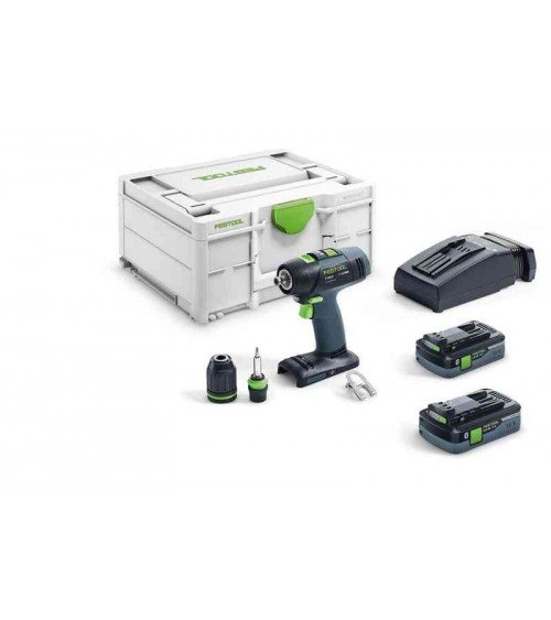 Festool Аккумуляторная дрель-шуруповёрт T 18+3 HPC 4,0 I-Plus