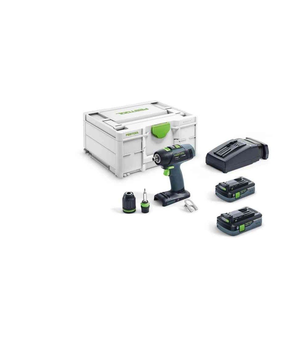 Festool Аккумуляторная дрель-шуруповёрт T 18+3 HPC 4,0 I-Plus