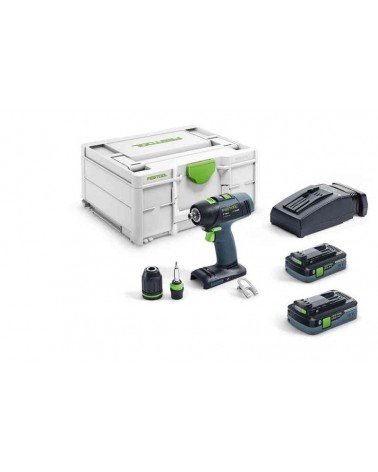 Festool Аккумуляторная дрель-шуруповёрт T 18+3 HPC 4,0 I-Plus