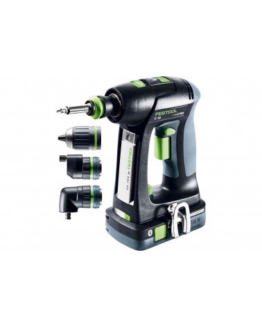 Festool Аккумуляторная дрель-шуруповёрт C 18 HPC 4,0 I-Set C 18 HPC 4,0 I-Set