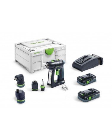 Festool Аккумуляторная дрель-шуруповёрт C 18 HPC 4,0 I-Set C 18 HPC 4,0 I-Set