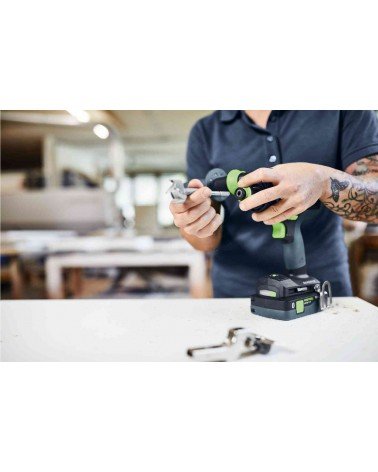Аккумуляторная дрель-шуруповёрт QUADRIVE TDC 18/4 I-Basic Festool