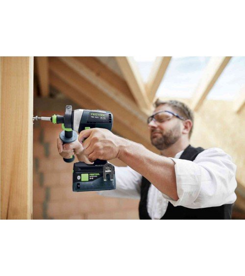 Аккумуляторная дрель-шуруповёрт QUADRIVE TDC 18/4 I-Basic Festool