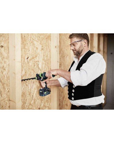 Аккумуляторная дрель-шуруповёрт QUADRIVE TDC 18/4 I-Basic Festool