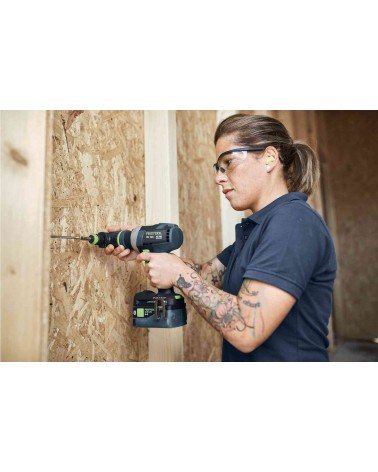Аккумуляторная дрель-шуруповёрт QUADRIVE TDC 18/4 I-Basic Festool