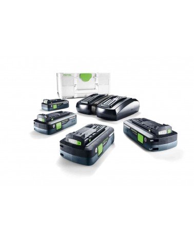 Festool Комплект оснастки электроснабжения SYS 18V 4x4,0/TCL 6 DUO