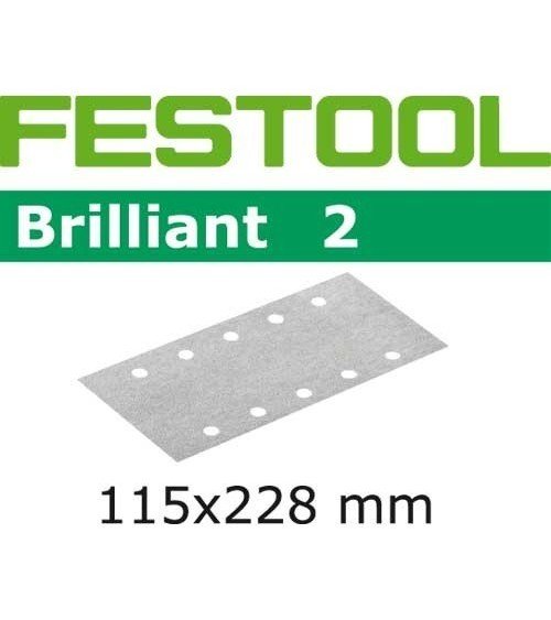 FESTOOL ШЛИФОВАЛЬНЫЕ ЛИСТЫ STF 115X228 P100 BR2/100